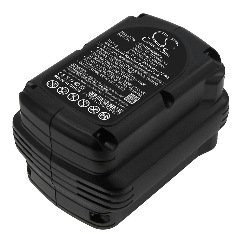 Batterie pour DeWalt DW007 (3000 mAh/72 Wh, 24 V)