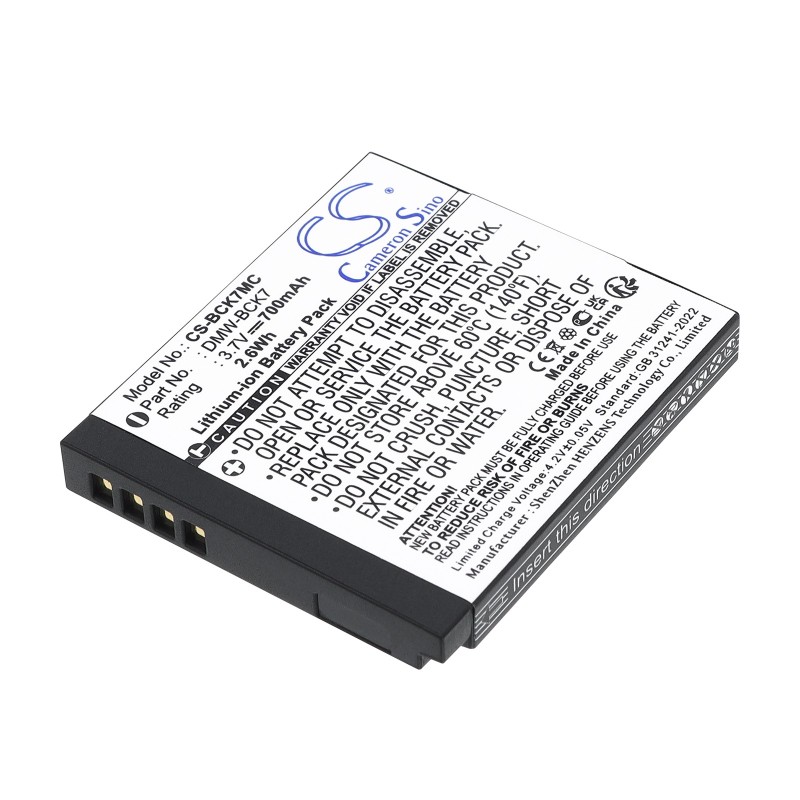 Batterie pour Panasonic ACD-341 (700 mAh/2.59 Wh, 3.7 V)