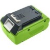Batterie pour GreenWorks 20362 Chainsaw (4000 mAh/96 Wh, 24 V)