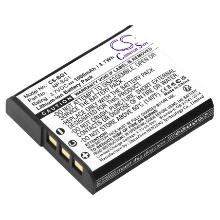 Batterie pour Sony NP-FG1 (1000 mAh/3.7 Wh, 3.7 V)