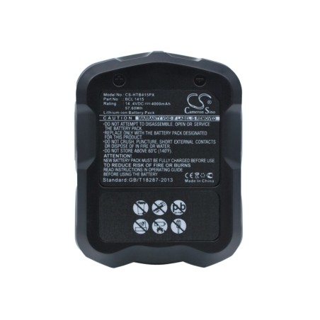 Batterie pour Hitachi DS 14DVB (4000 mAh/57.6 Wh, 14.4 V)
