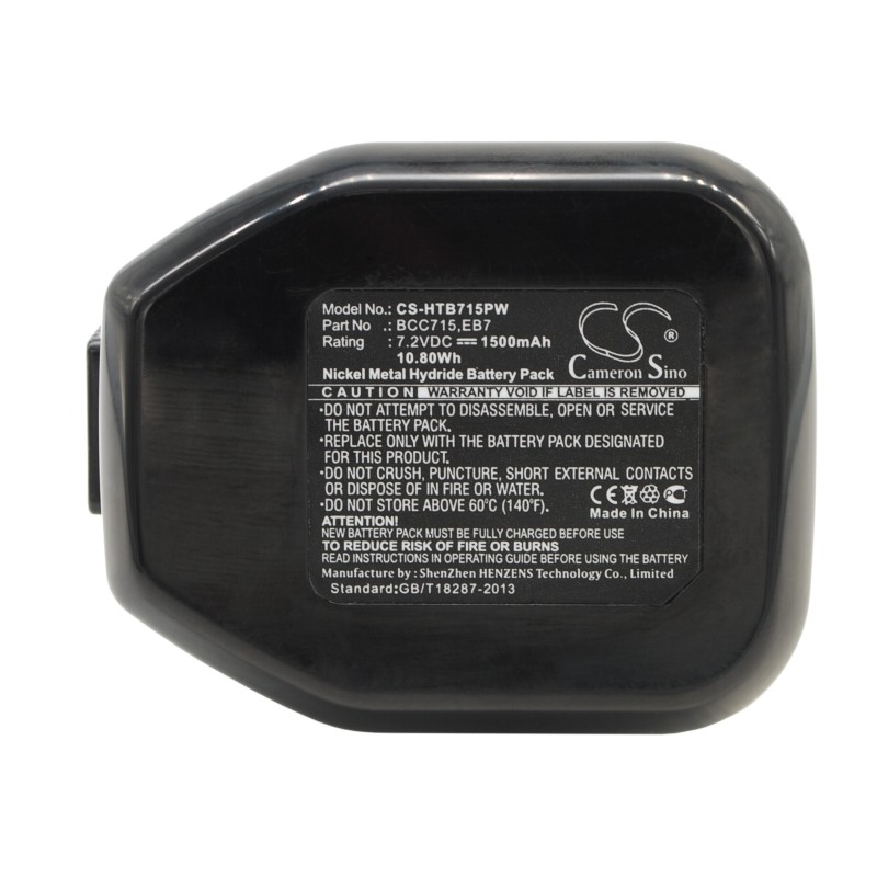 Batterie pour Hitachi EB7 (1500 mAh/10.8 Wh, 7.2 V)