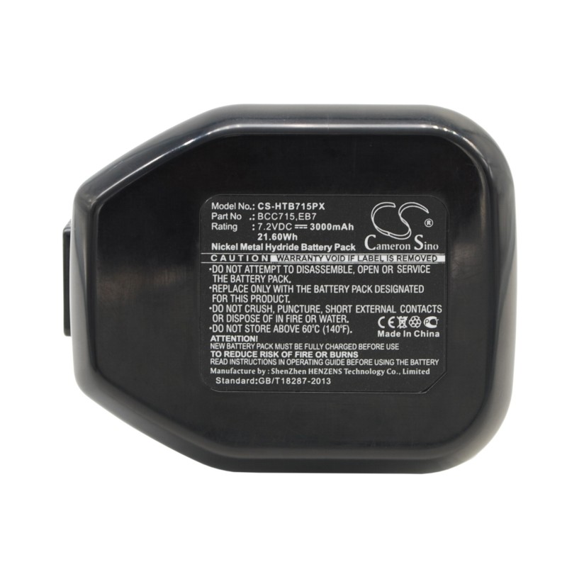 Batterie pour Hitachi DS10DVB (3000 mAh/21.6 Wh, 7.2 V)