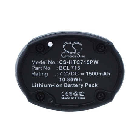 Batterie pour Hitachi WH7DL (1500 mAh/10.8 Wh, 7.2 V)
