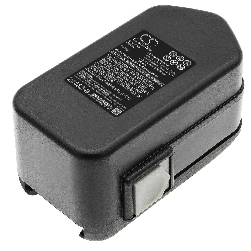 Batterie pour Milwaukee 6320-20 (2000 mAh/36 Wh, 18 V)
