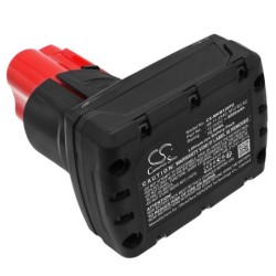 Batterie pour Milwaukee C12 RAD (6000 mAh/72 Wh, 12 V)