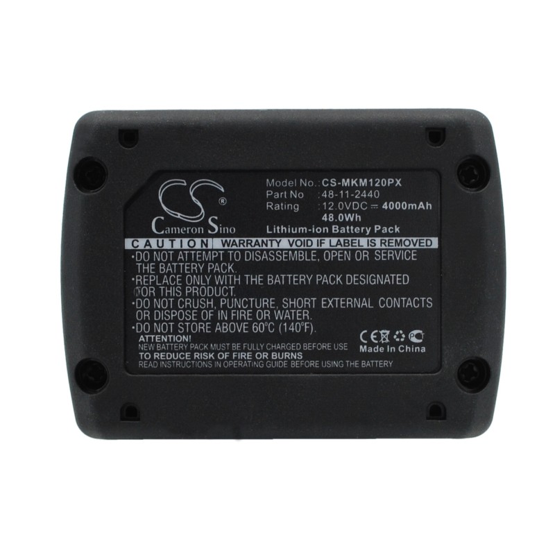 Batterie pour Milwaukee M12 CPP2B (4000 mAh/48 Wh, 12 V)