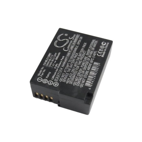 Batterie pour Panasonic DMW-BLC12E (800 mAh/5.92 Wh, 7.4 V)
