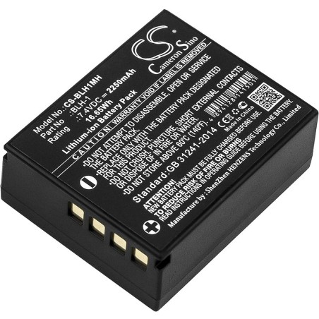 Batterie pour Olympus OM-D (2250 mAh/16.65 Wh, 7.4 V)