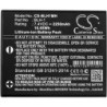 Batterie pour Olympus E-M1 (2250 mAh/16.65 Wh, 7.4 V)