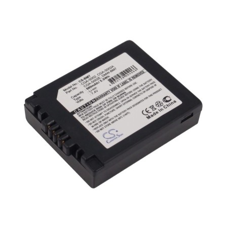 Batterie pour Panasonic CGR-S002E (680 mAh/5.03 Wh, 7.4 V)