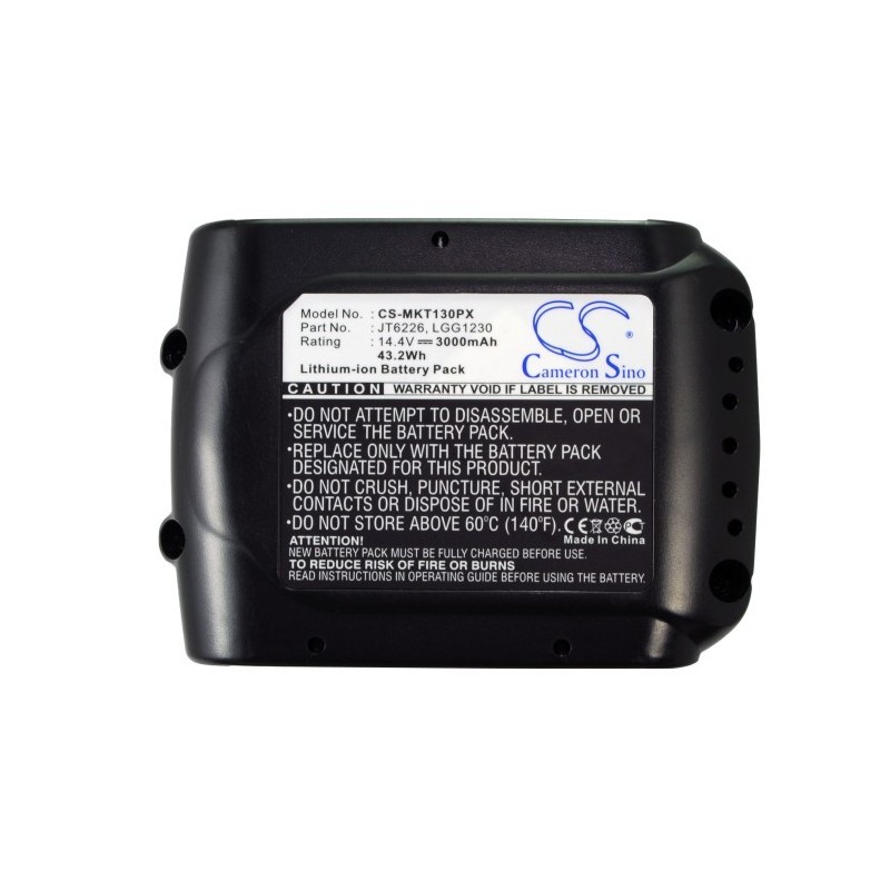 Batterie pour Makita DTD138 (3000 mAh/43.2 Wh, 14.4 V)