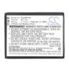 Batterie pour Samsung ST77 (740 mAh/2.74 Wh, 3.7 V)
