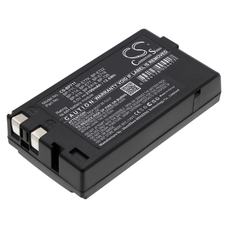 Batterie pour Canon E460 (2100 mAh/12.6 Wh, 6 V)