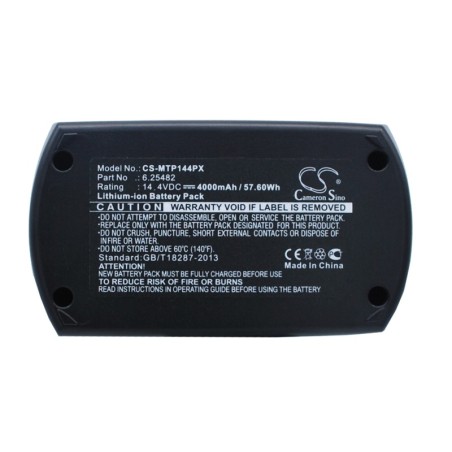 Batterie pour Metabo ULA9.6-18 (4000 mAh/57.6 Wh, 14.4 V)