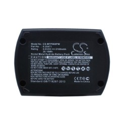 Batterie pour Metabo Implus (2100 mAh/20.16 Wh, 9.6 V)