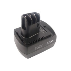 Batterie pour Metabo 6.02151.50 (3300 mAh/39.6 Wh, 12 V)