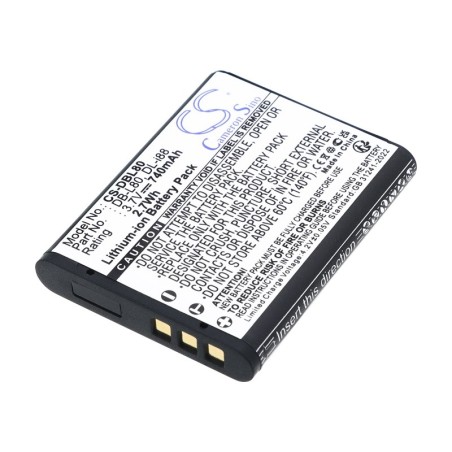 Batterie pour Pentax Optio WS80 (740 mAh/2.74 Wh, 3.7 V)