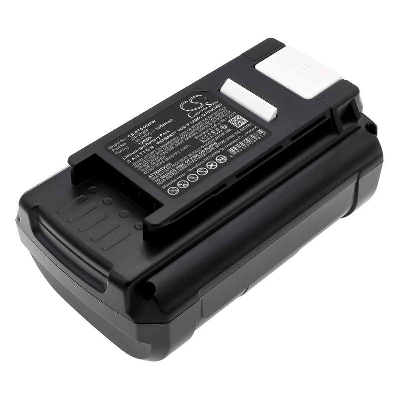 Batterie pour Ryobi RY40411 (3000 mAh/120 Wh, 40 V)