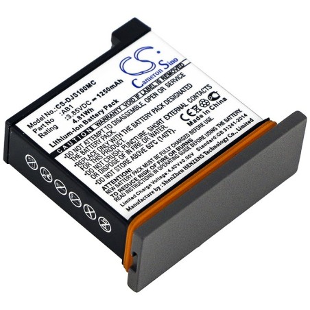Batterie pour DJI Osmo Action (1250 mAh/4.81 Wh, 3.85 V)