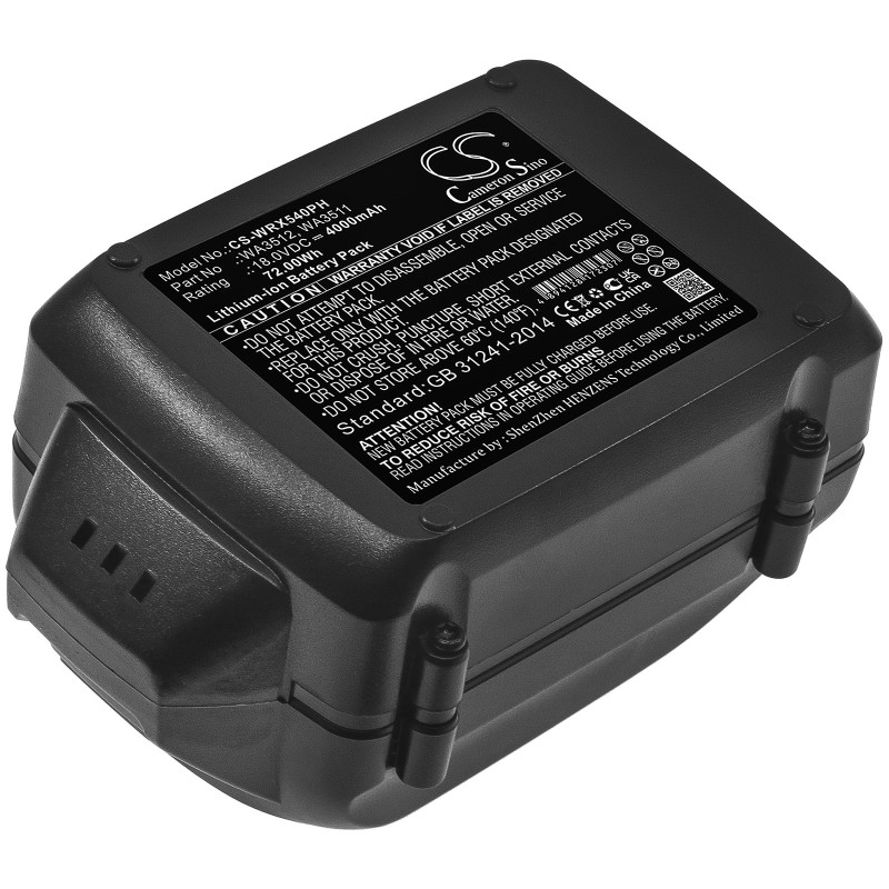 Batterie pour Worx WX508 (4000 mAh/72 Wh, 18 V)