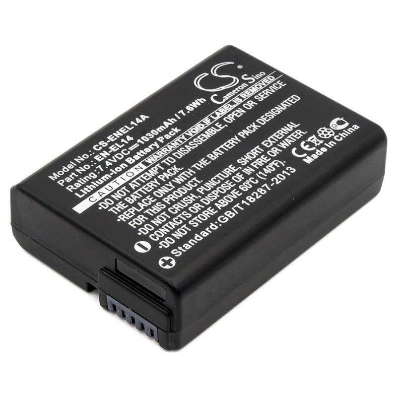 Batterie pour NiKon DF (1030 mAh/7.62 Wh, 7.4 V)