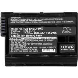 Batterie pour NiKon 1 V1 (1600 mAh/11.2 Wh, 7 V)