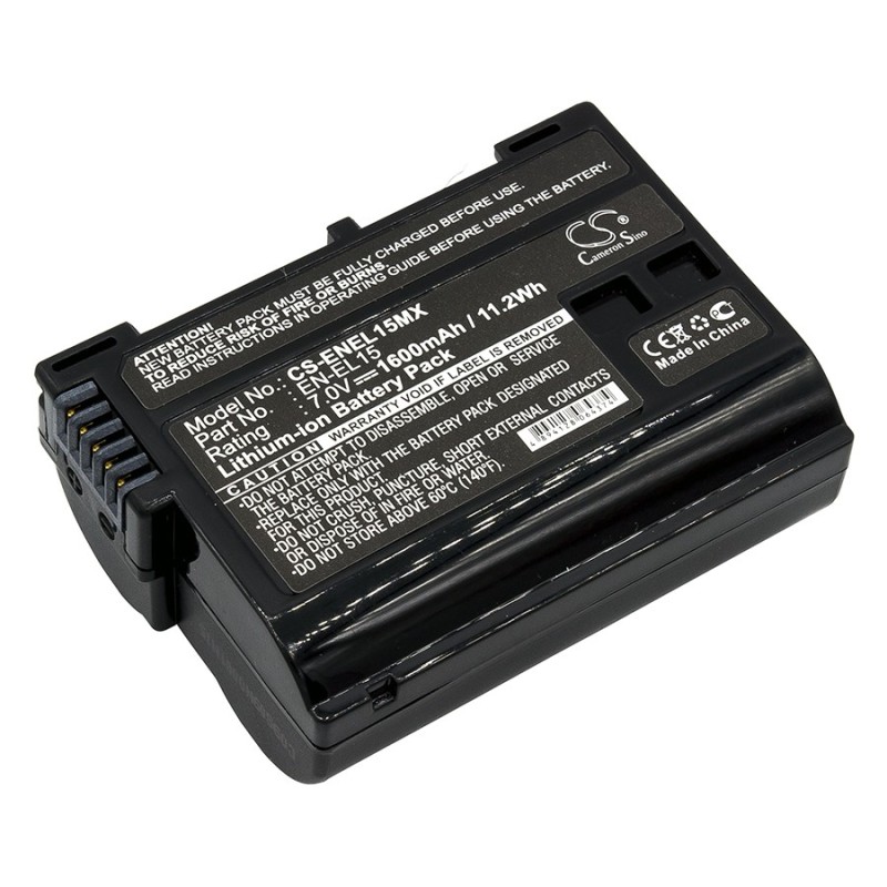 Batterie pour NiKon D7100 (1600 mAh/11.2 Wh, 7 V)