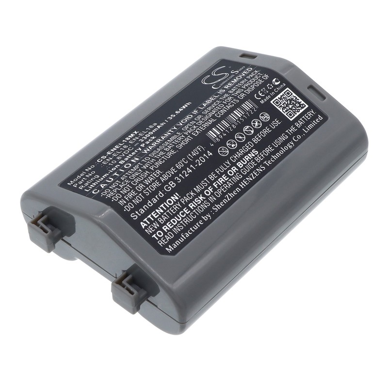 Batterie pour NiKon D4S (3300 mAh/35.64 Wh, 10.8 V)