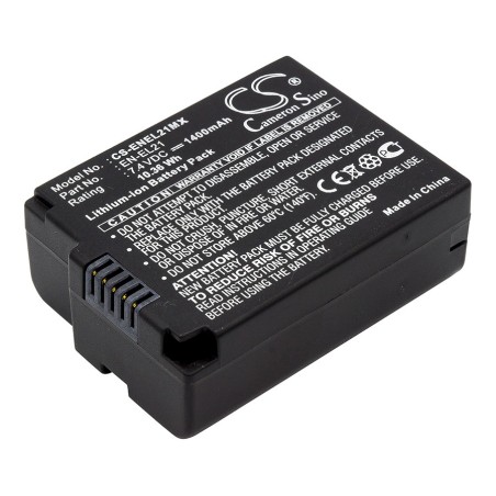 Batterie pour NiKon 1 V2 (1400 mAh/10.36 Wh, 7.4 V)