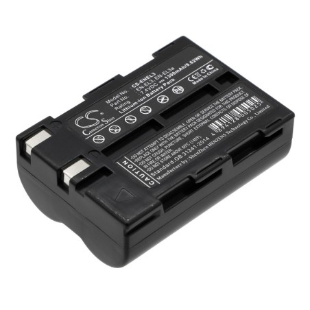 Batterie pour NiKon D100 (1300 mAh/9.62 Wh, 7.4 V)