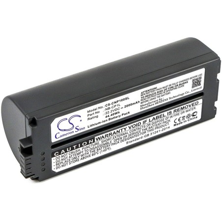 Batterie pour Canon Selphy CP-800 (2000 mAh/44.4 Wh, 22.2 V)