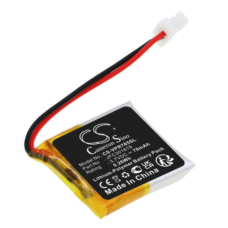 Batterie pour Python 7857P (70 mAh/0.26 Wh, 3.7 V)