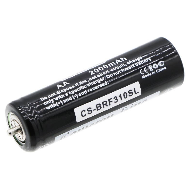Batterie pour Panasonic ER161 (2000 mAh/2.4 Wh, 1.2 V)