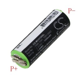 Batterie pour Moser ChroMini 1591 (1200 mAh/1.44 Wh, 1.2 V)