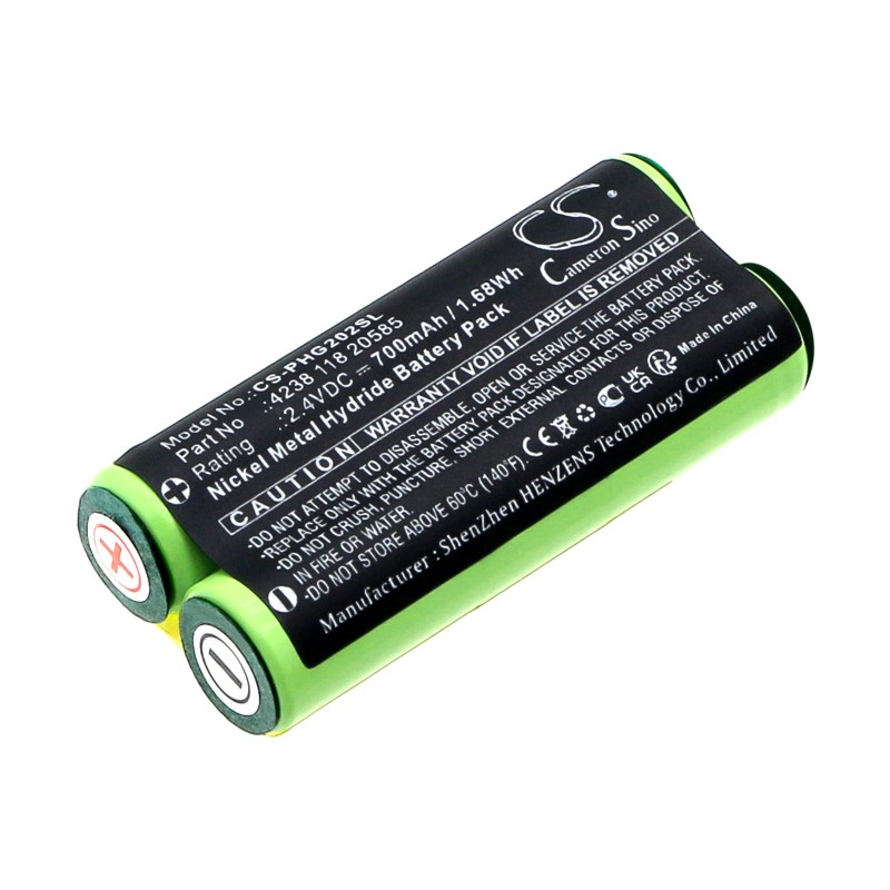 Batterie pour Philips  BT9290 (700 mAh/1.68 Wh, 2.4 V)
