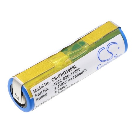 Batterie pour Philips HX6780 (750 mAh/2.78 Wh, 3.7 V)