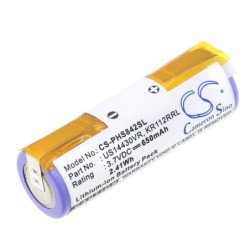 Batterie pour Philips  AT751 (650 mAh/2.41 Wh, 3.7 V)