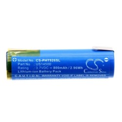 Batterie pour Philips PT730 (800 mAh/2.96 Wh, 3.7 V)