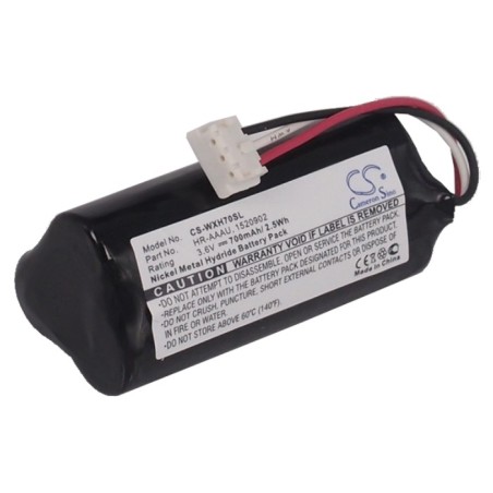 Batterie pour Kadus Clipper HS70 (700 mAh/2.52 Wh, 3.6 V)