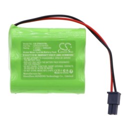 Batterie pour Cobra GP60AAH6YMX (600 mAh/4.32 Wh, 7.2 V)
