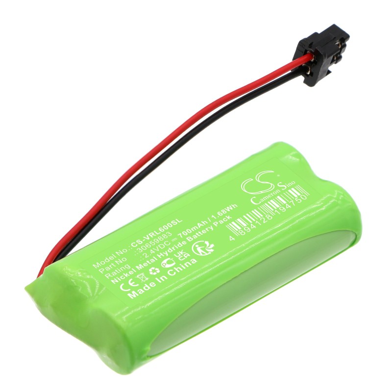 Batterie pour VOLVO 30659883 (700 mAh/1.68 Wh, 2.4 V)