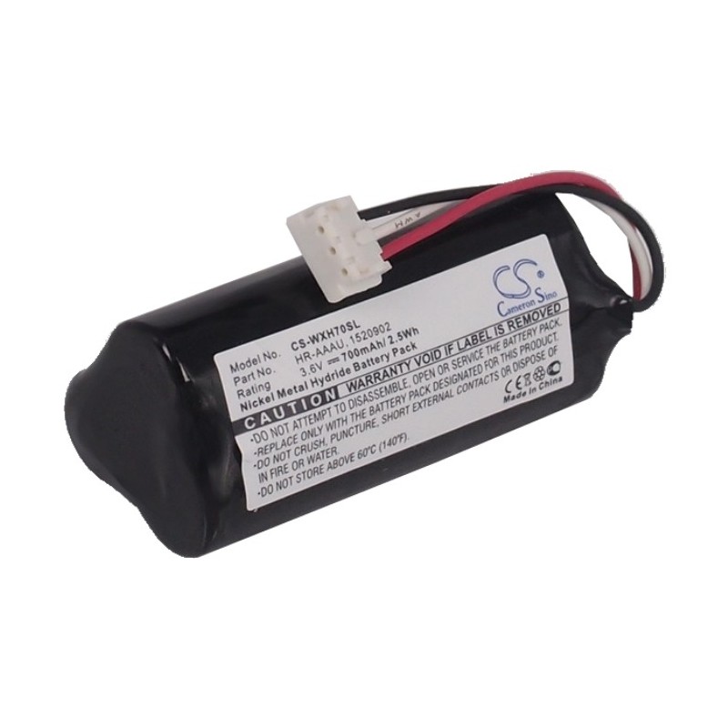 Batterie pour Kadus Clipper HS70 (700 mAh/2.52 Wh, 3.6 V)