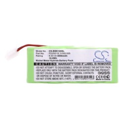 Batterie pour Somfy Rollfix 861E (3000 mAh/18 Wh, 6 V)