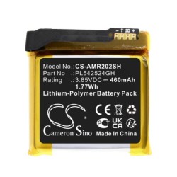 Batterie pour Amazfit PL542524GH (460 mAh/1.77 Wh, 3.85 V)