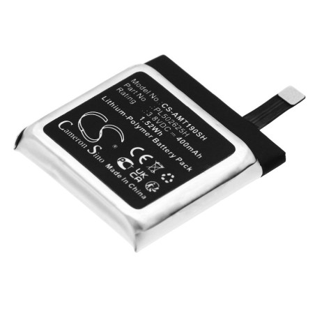 Batterie pour Amazfit A19029 (400 mAh/1.52 Wh, 3.8 V)