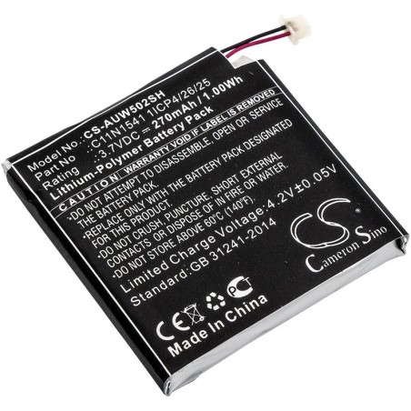 Batterie pour Asus WI502QF (270 mAh/1 Wh, 3.7 V)