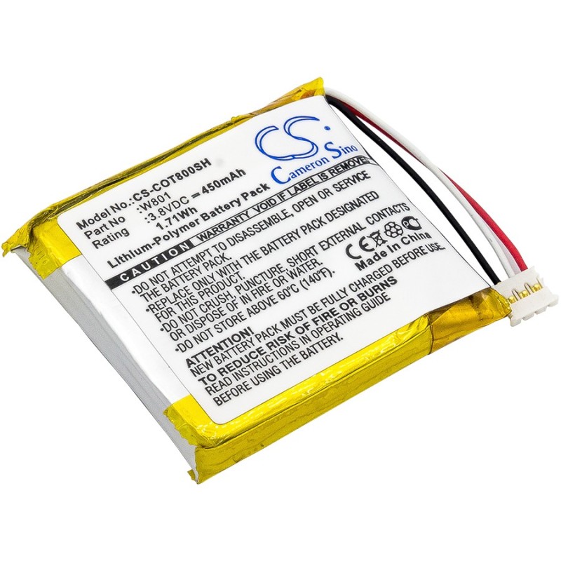 Batterie pour Codio K8 (450 mAh/1.71 Wh, 3.8 V)