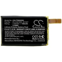 Batterie pour FitBit FB504 (150 mAh/0.58 Wh, 3.85 V)