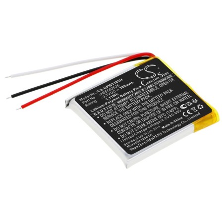 Batterie pour Golf Buddy WTX (300 mAh/1.11 Wh, 3.7 V)